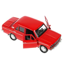 Машина металл ВАЗ-2106 ЖИГУЛИ длина 12 см, инерция , красный, 2106-12-RD
