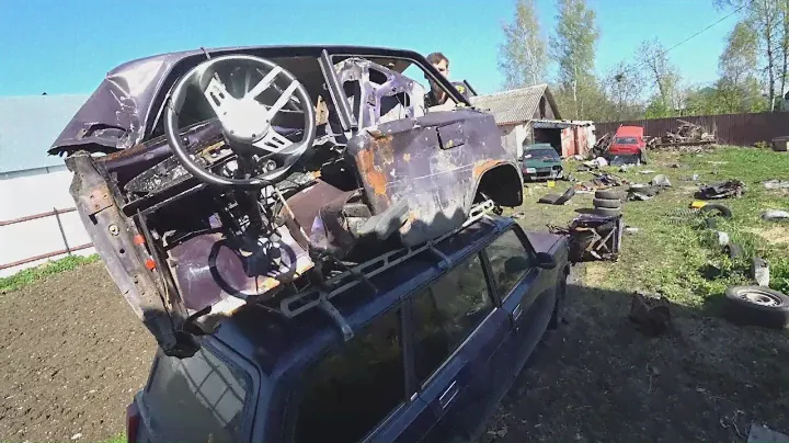 СКОЛЬКО МОЖНО ЗАРАБОТАТЬ С ЖИГУЛЕЙ??? БОЕВАЯ КЛАСИКА ВАЗ 2106 В МЕТАЛЛОЛОМ...КОП МЕТАЛЛОЛОМА