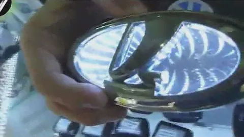 3D логотип LADA (Лада) с подсветкой
